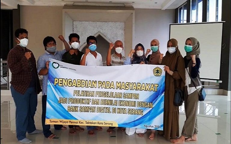 TIM PPM FEB Untirta Mengadakan Pelatihan Pengelolaan Sampah di Taman Wijaya Permai